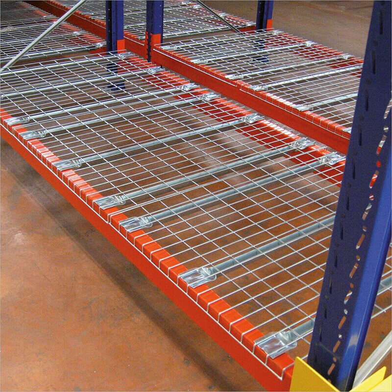 Plateau fils zingué pour rack à palette