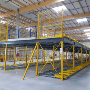 Mezzanine métallique logistique sur dynamique