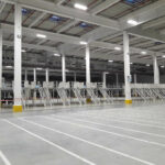 Mezzanine métallique logistique alimentaire