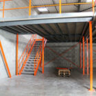 Plateforme de stockage orange